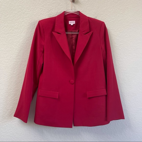 Song of Style Savannah Blazer Red Berry Size XS - Picture 3 of 6